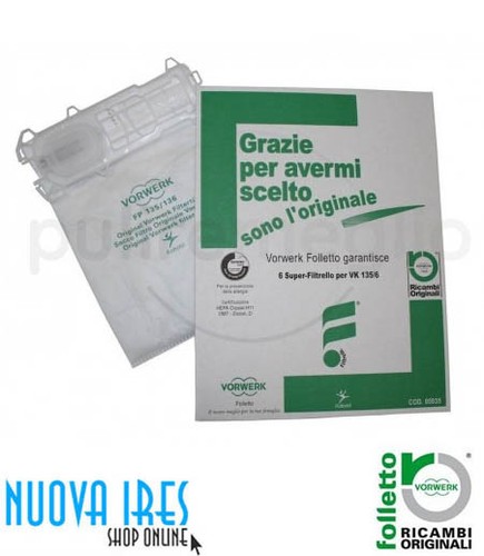 Sacchetti originali vk135 e - ,