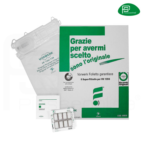Sacchetti folletto 135 - sacchetti, vk