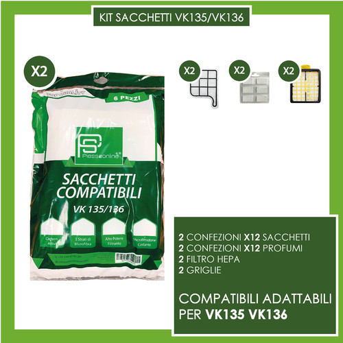 Kit sacchetti folletto - kit, vk
