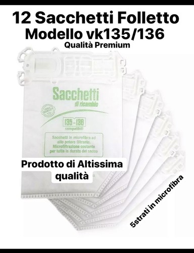 Sacchetti folletto 135 - sacchetti, vk