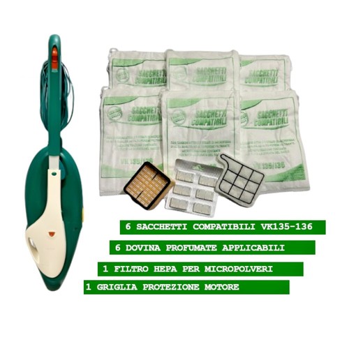 Sacchetti folletto vk135 136 - folletto, vk135/136
