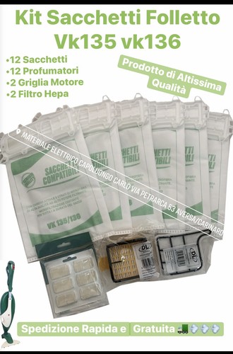Sacchetti folletto 135 136 - sacchetti,